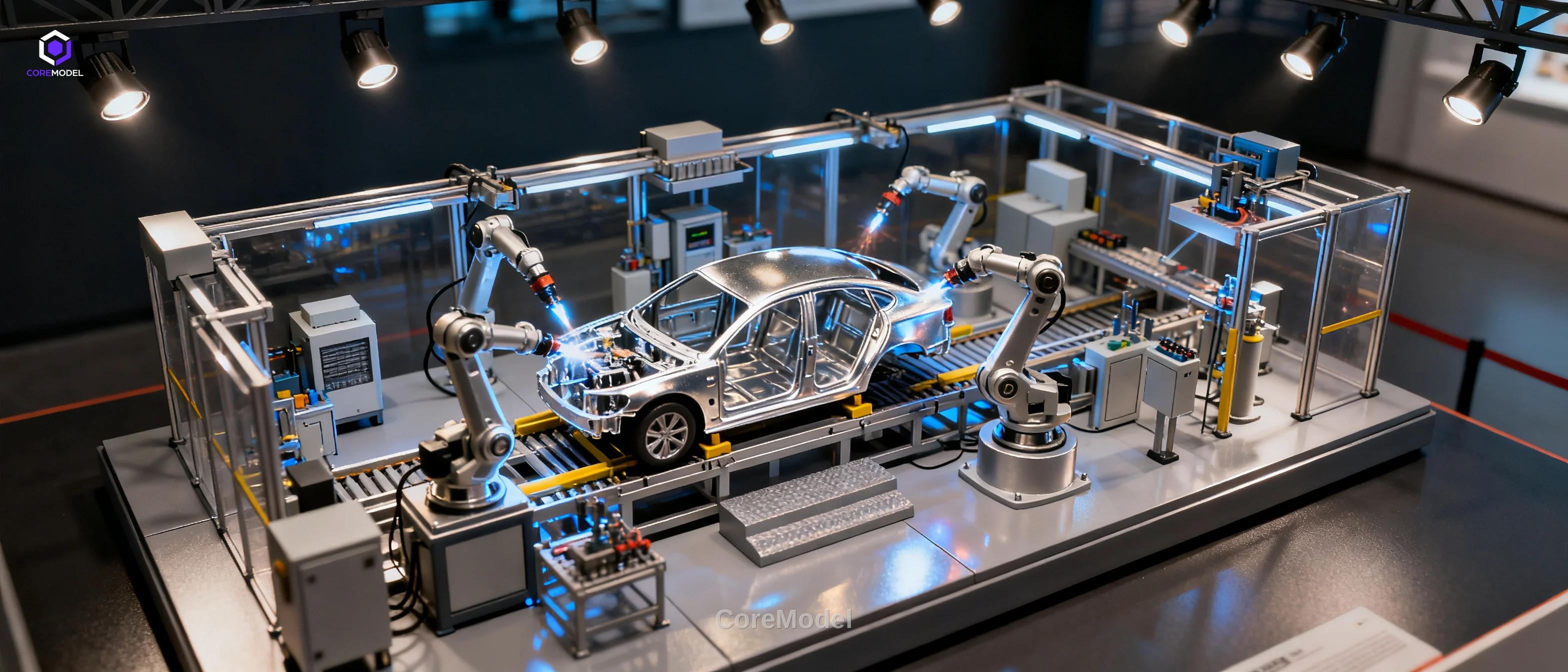 Automotive Assembly Line Diorama - D