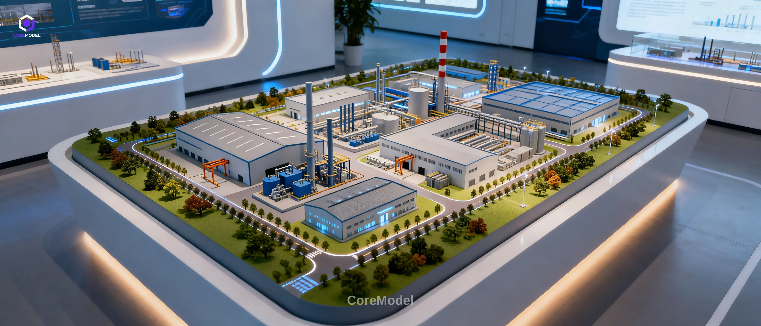Cement Factory Scale Model - B