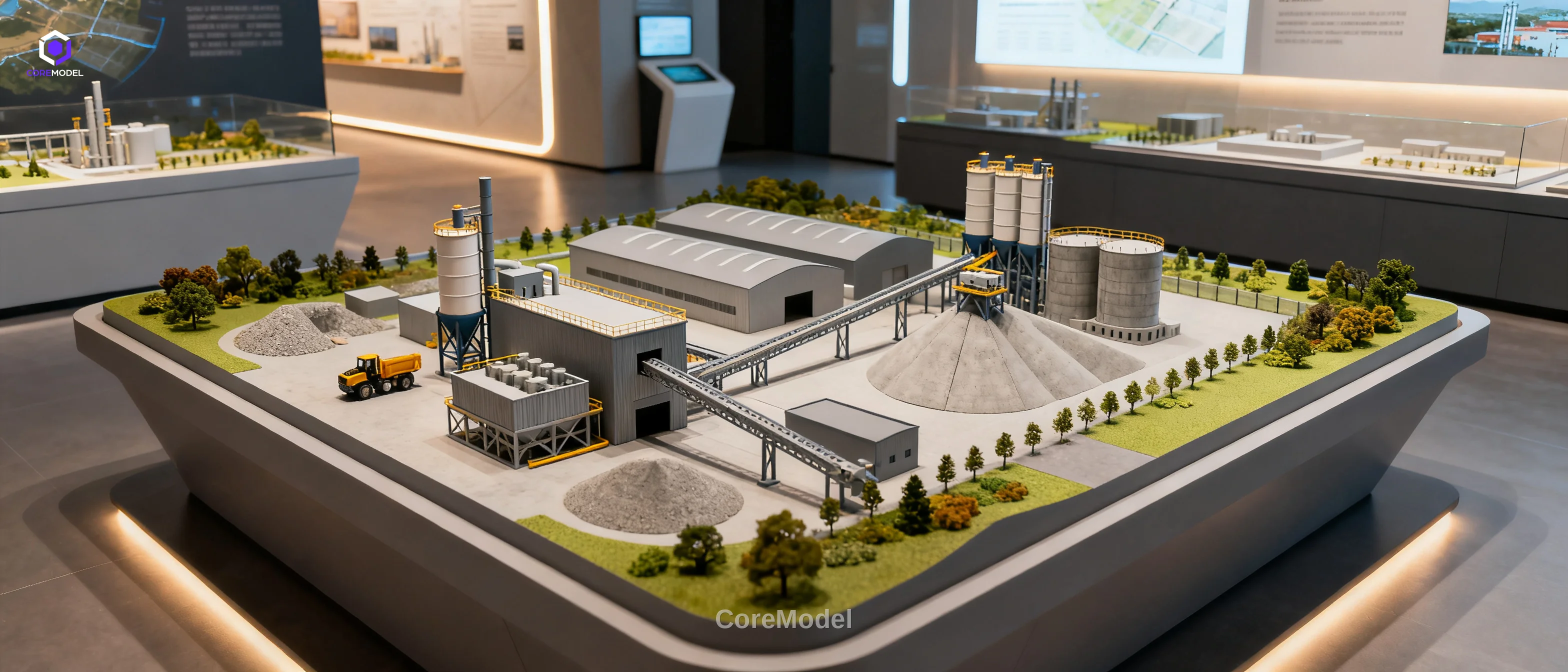 Cement Factory Scale Model - D