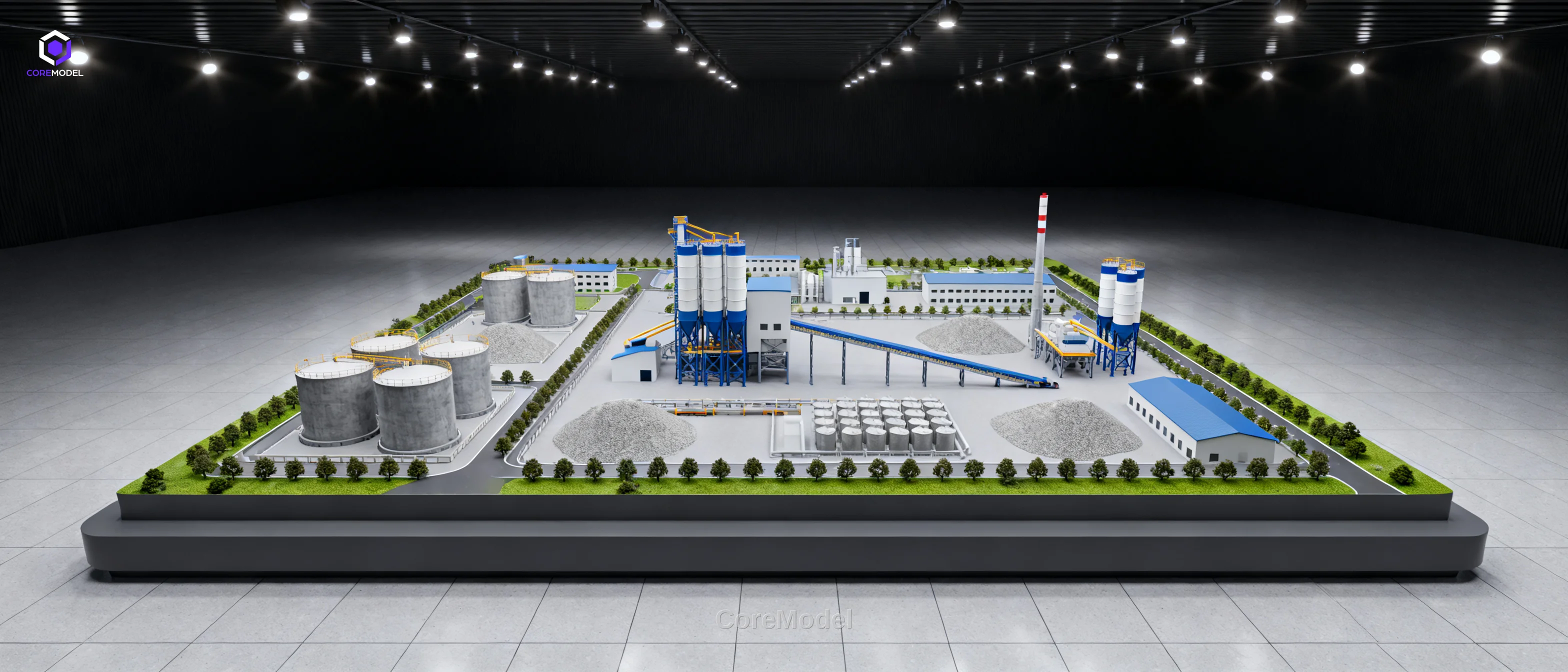 Cement Factory Scale Model - E