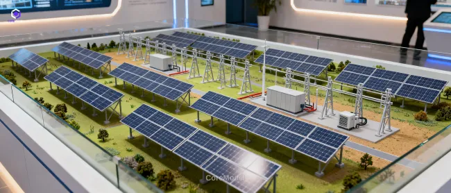 Solar PV Array Demonstration Model - A