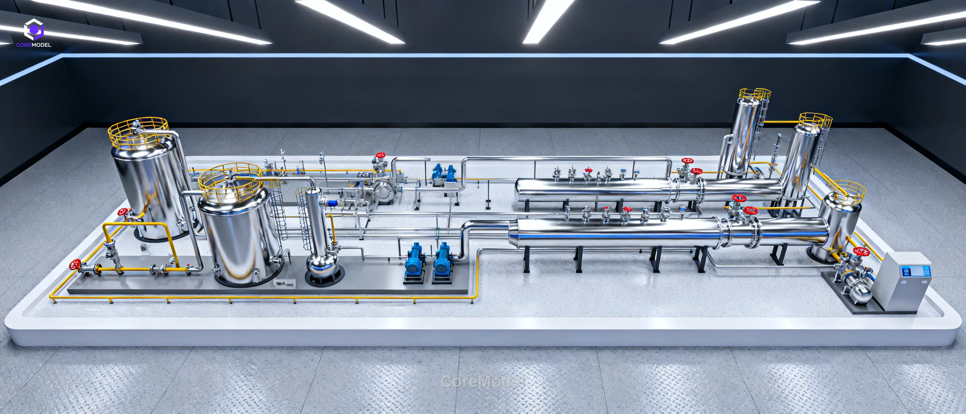 Hydrogen Plant Process Scale Model - D