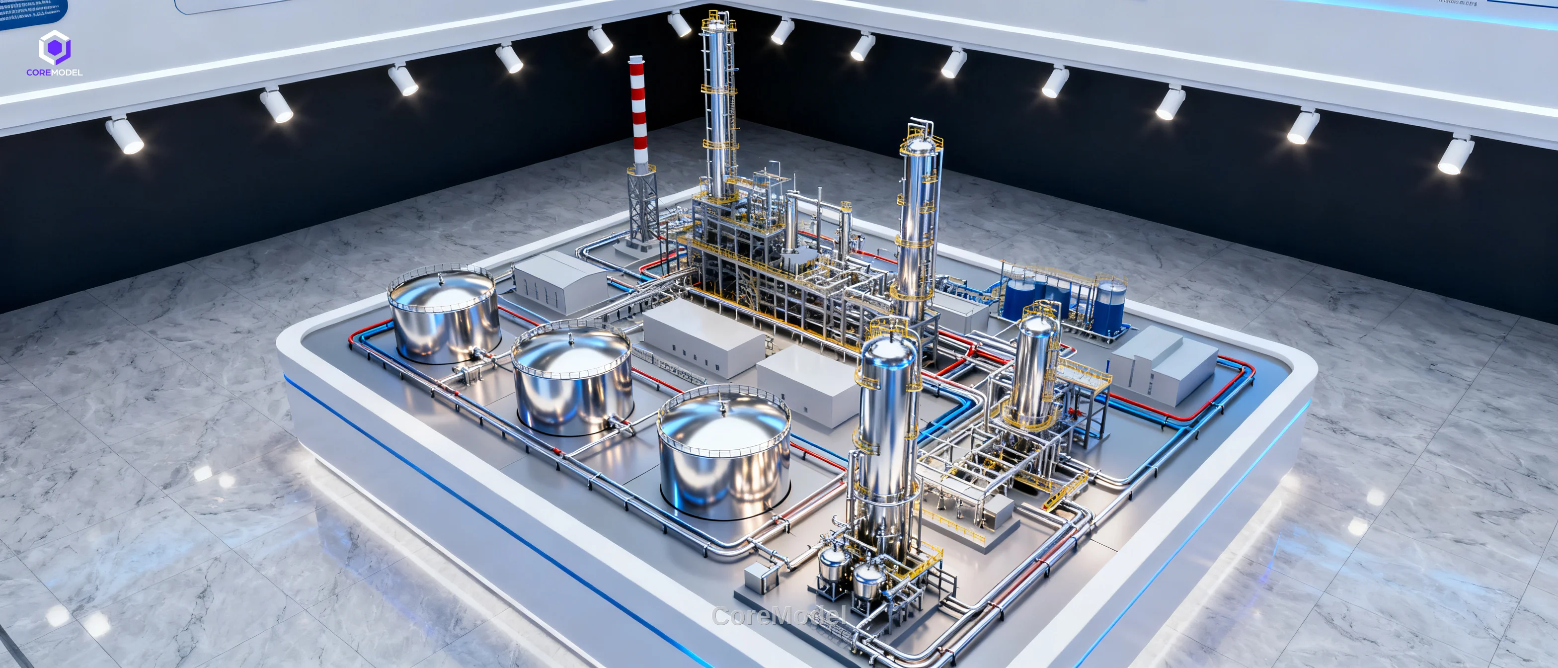 Refinery Complex Scale Model - B