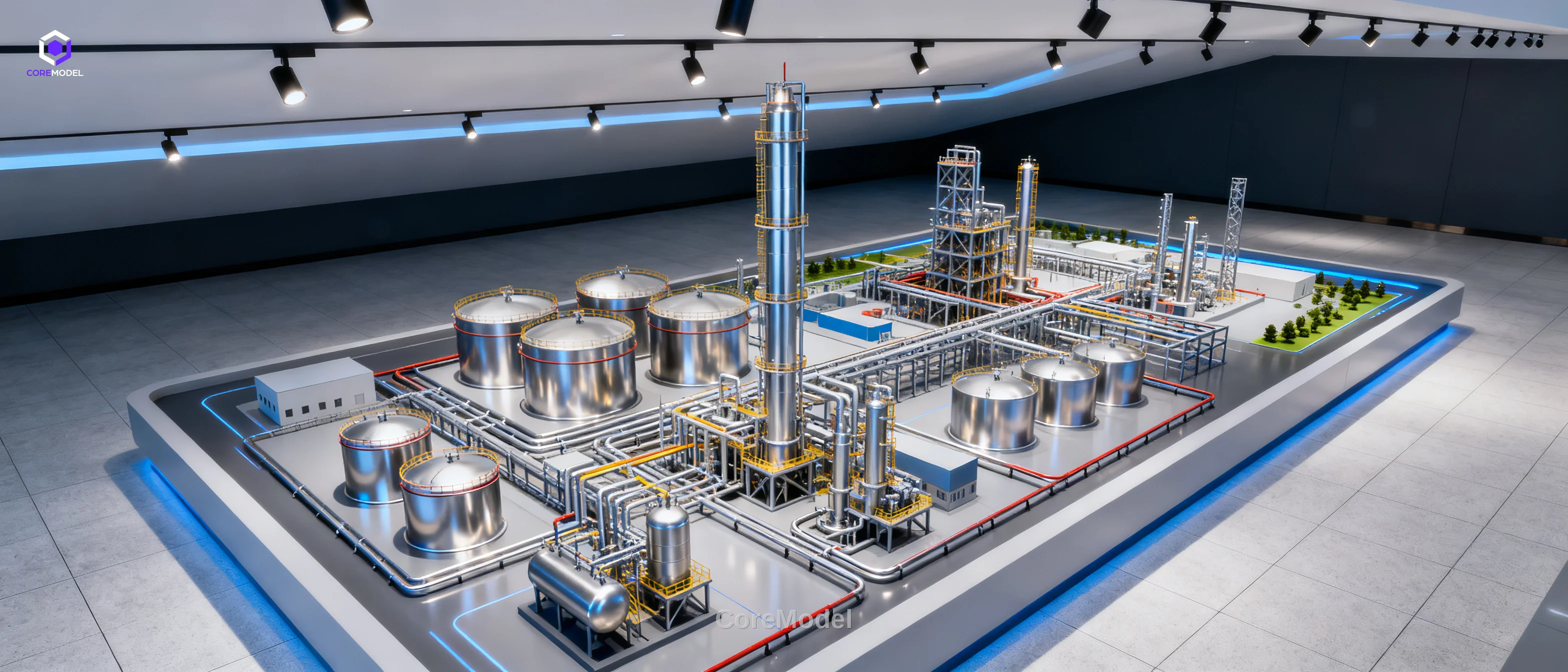 Refinery Complex Scale Model - D
