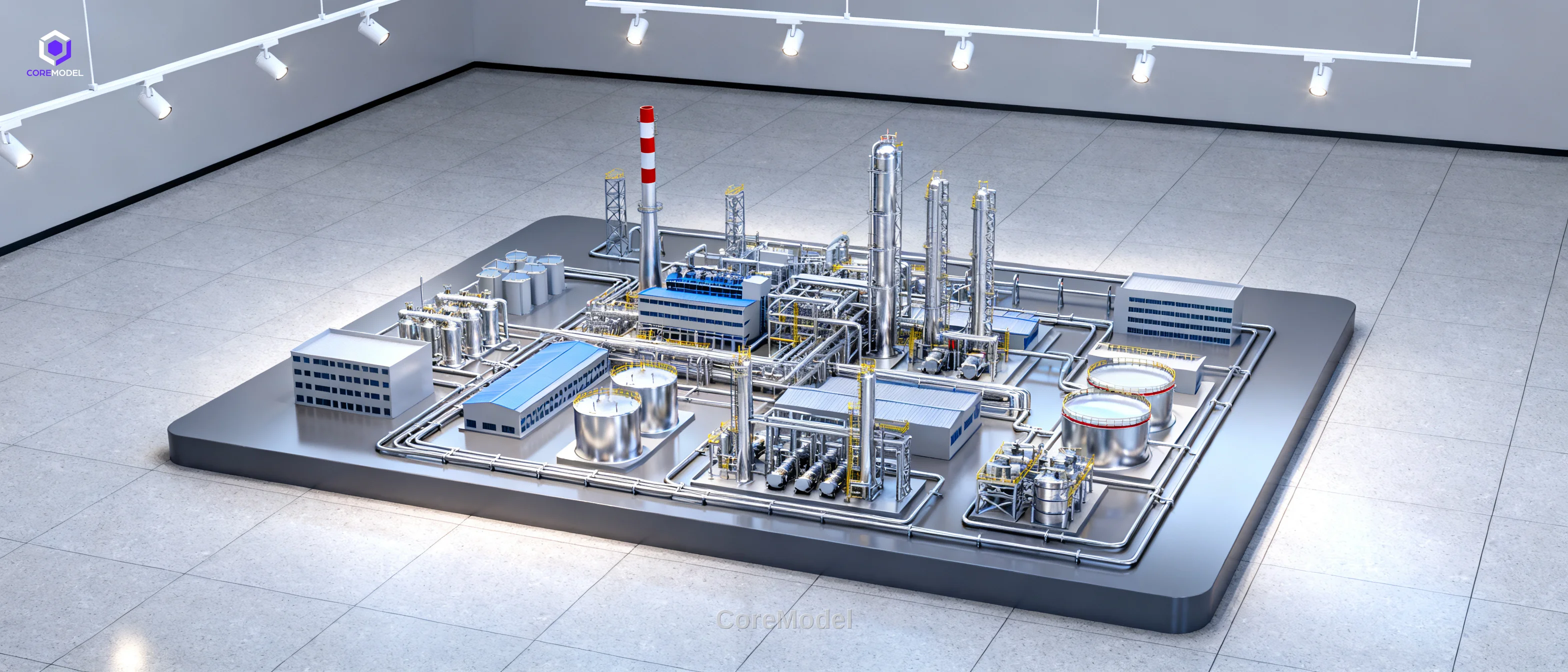 Refinery Complex Scale Model - E