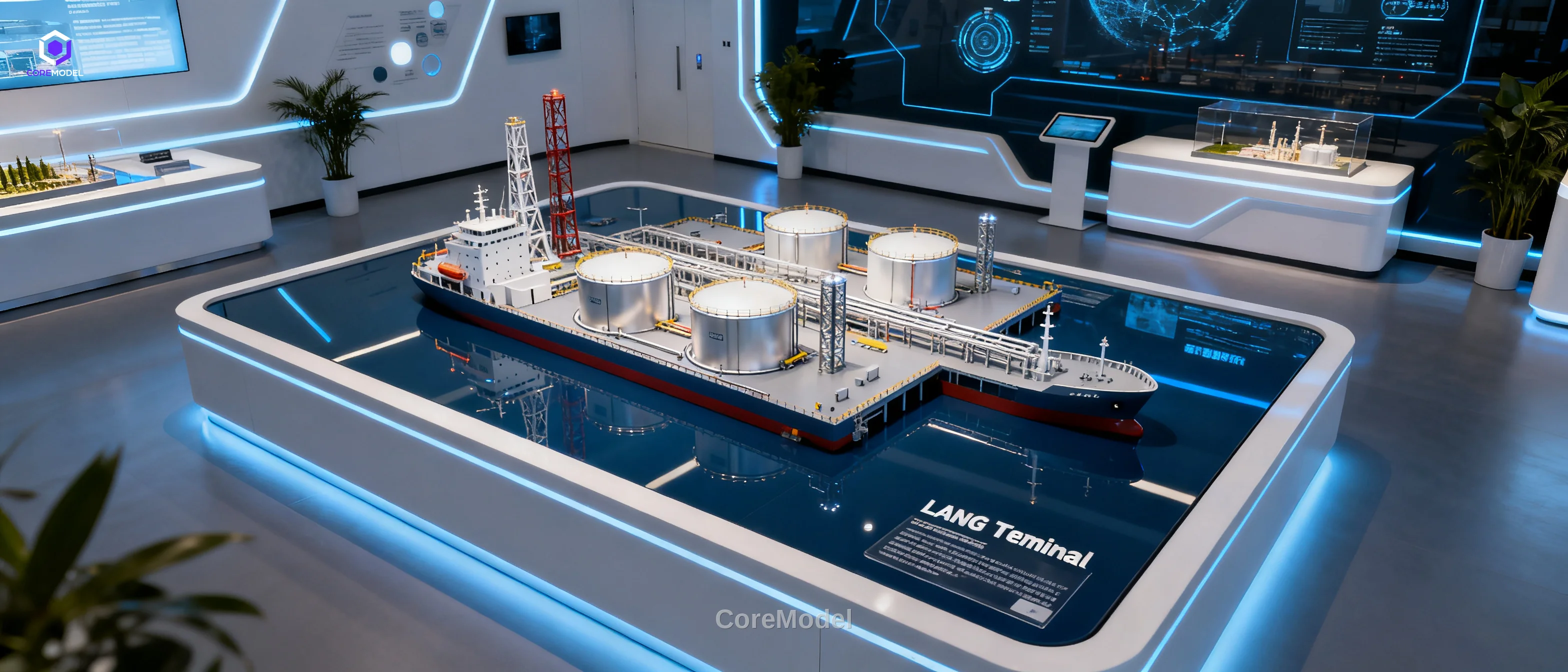 LNG Terminal Display Model - A
