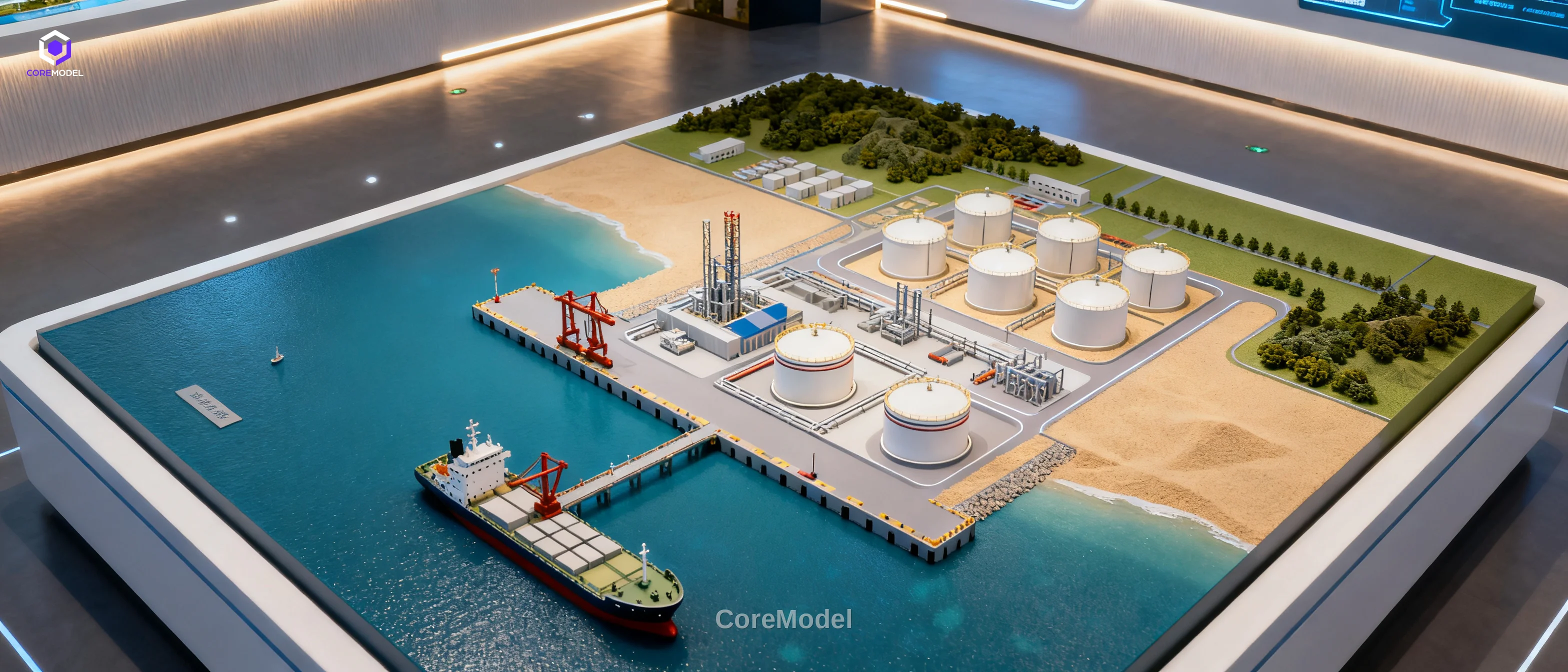 LNG Terminal Display Model - D