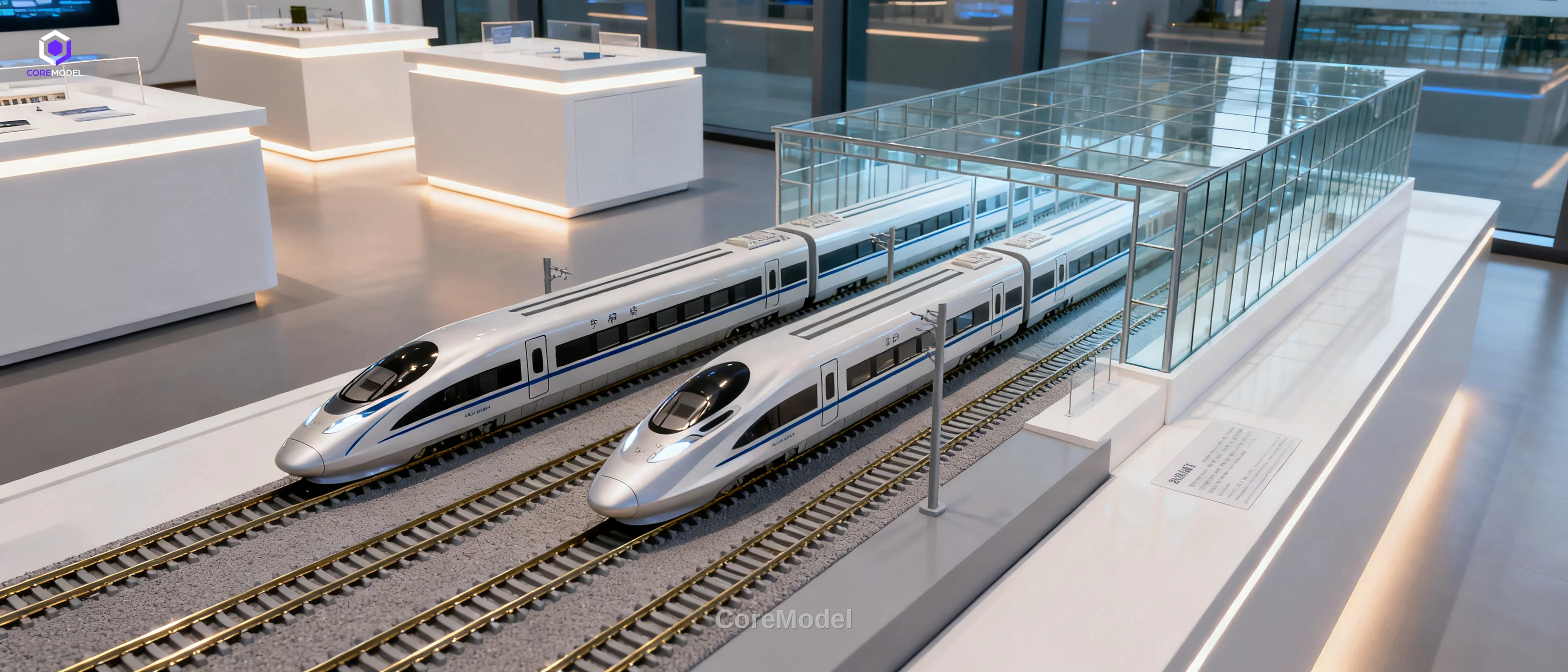 High-Speed Rail Station Model - E