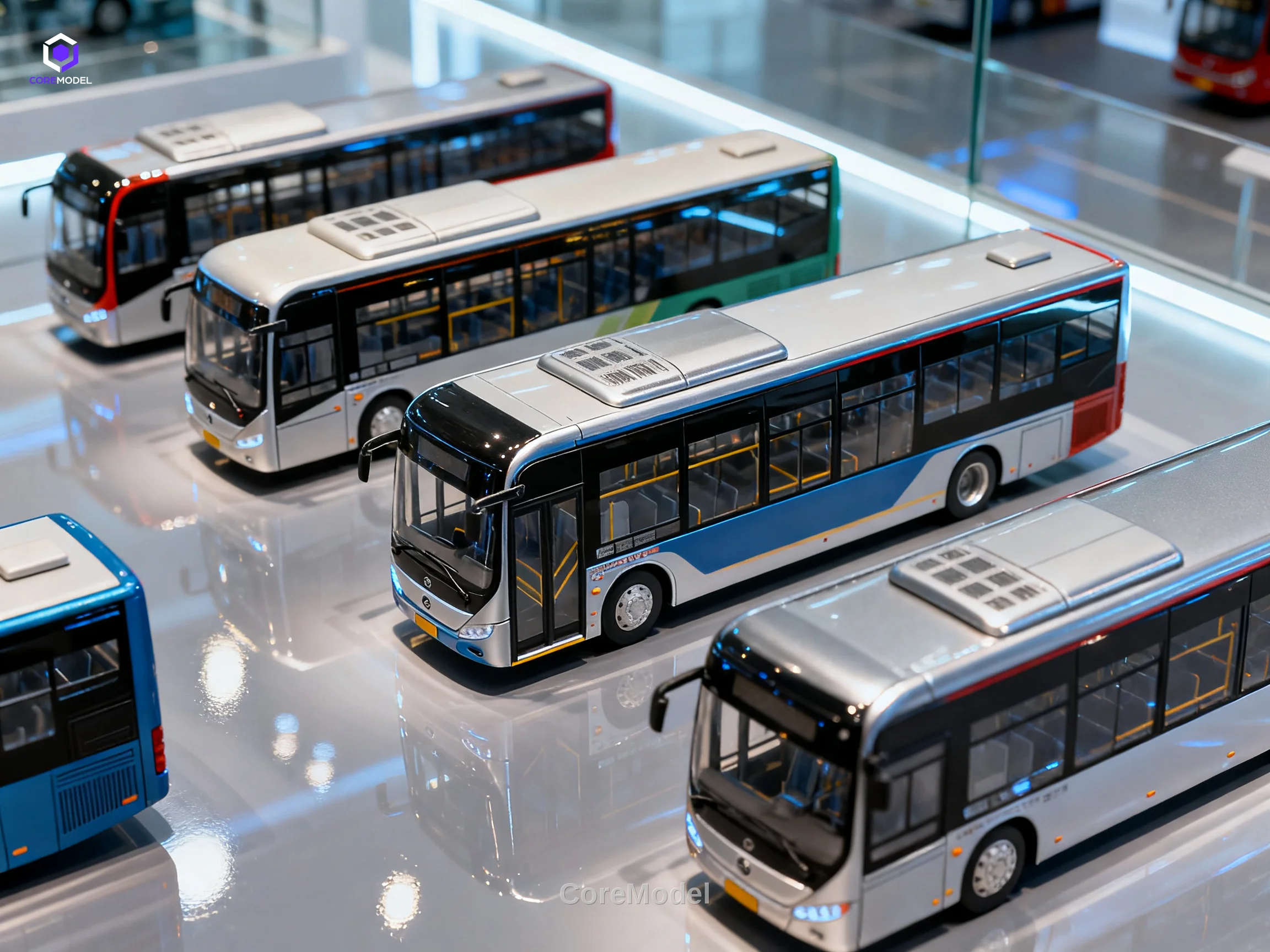Intermodal Transit Hub Diorama - A