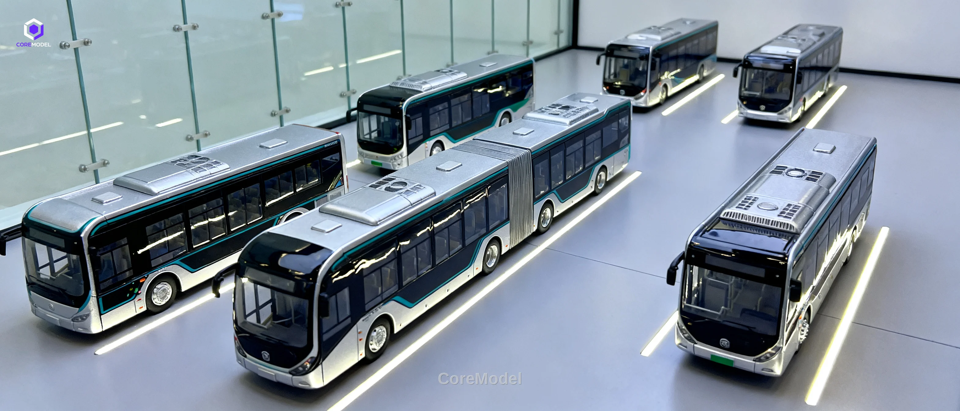 Bus Sand Table Display Model - D