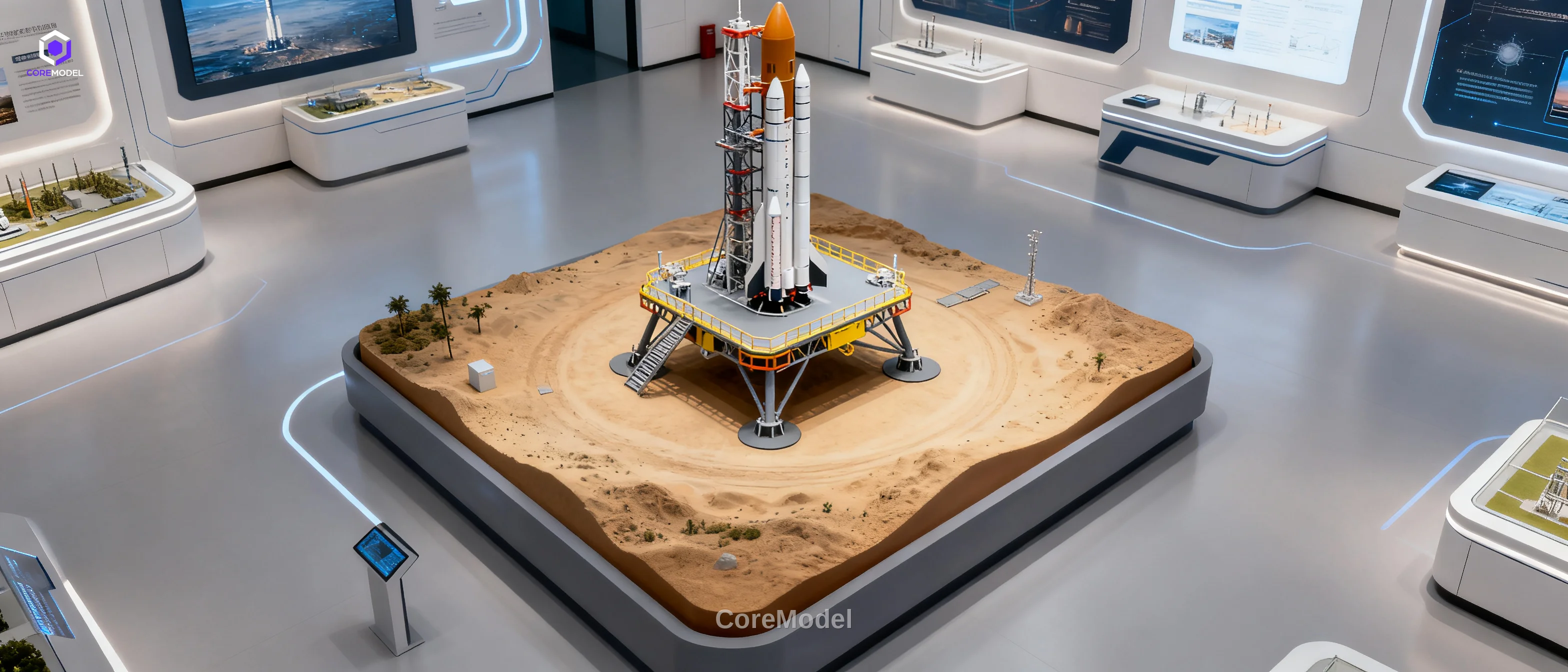 Launch Rocket Body Structural Scale Model - C