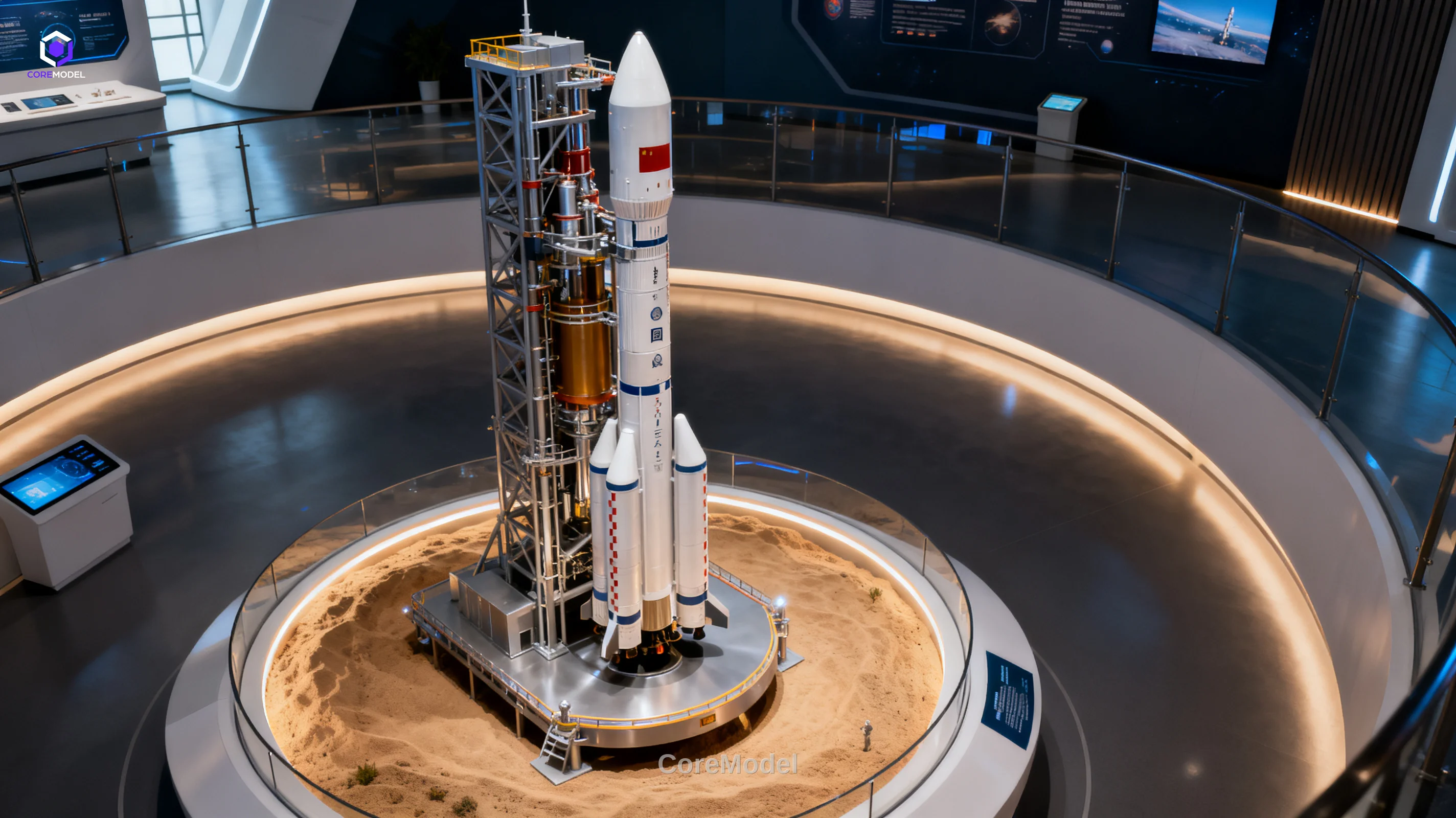 Launch Rocket Body Structural Scale Model - E