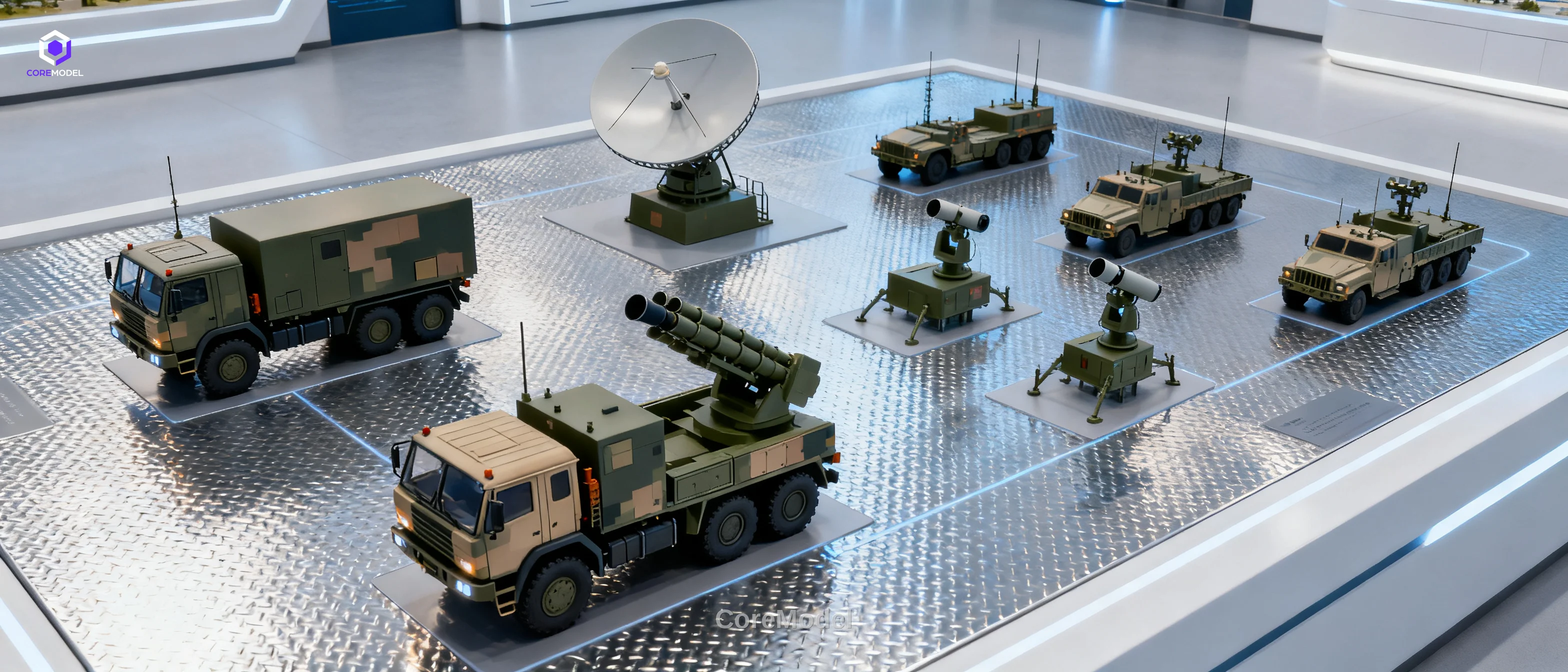 Optronic Countermeasure Equipment Scale Model - A