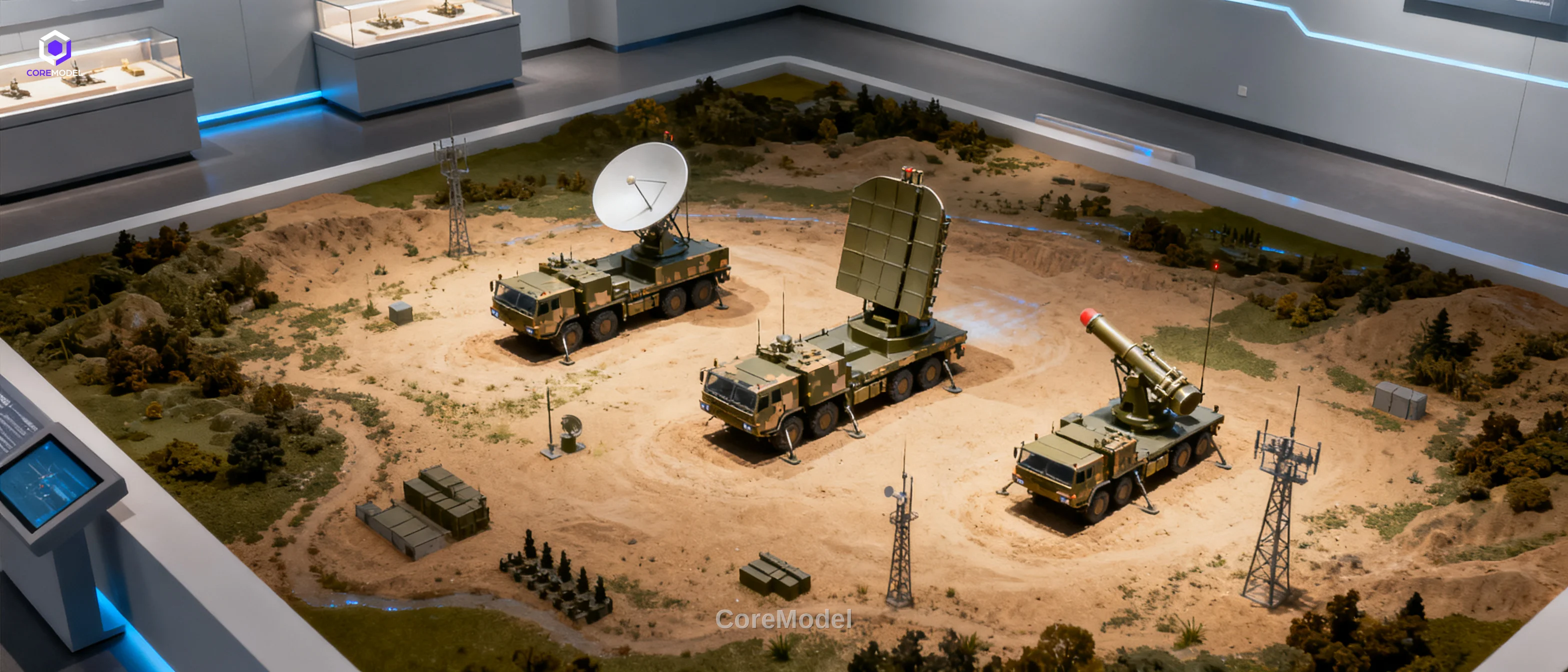 Optronic Countermeasure Equipment Scale Model - B