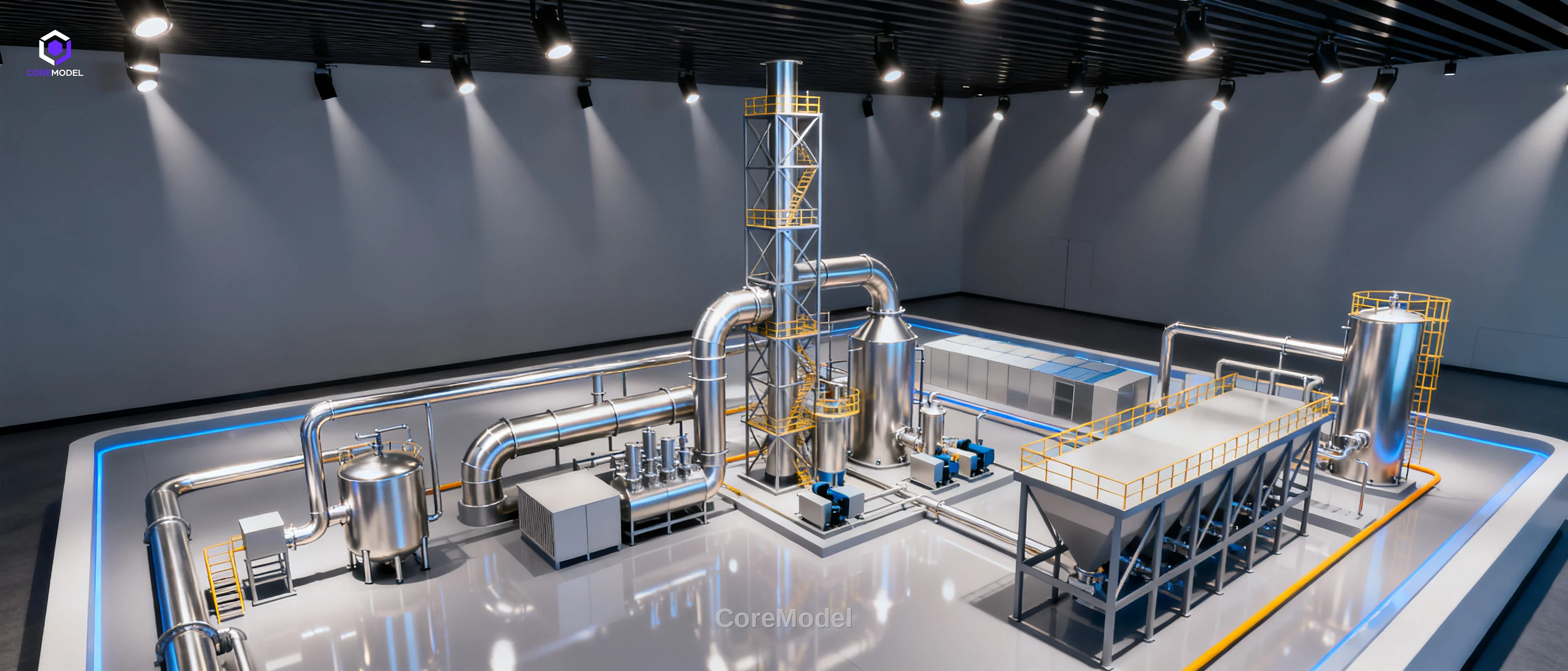 Waste Management Facility Scale Model - C