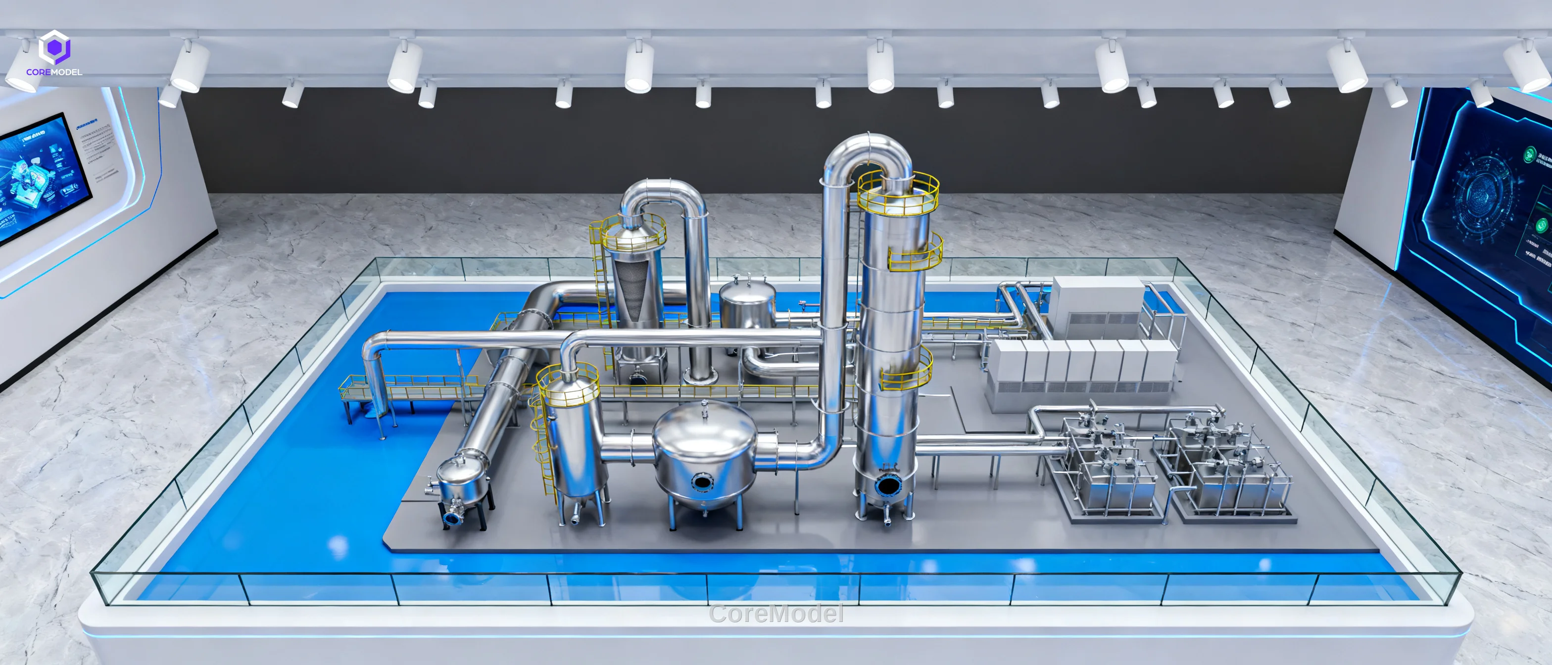 Waste Management Facility Scale Model - D