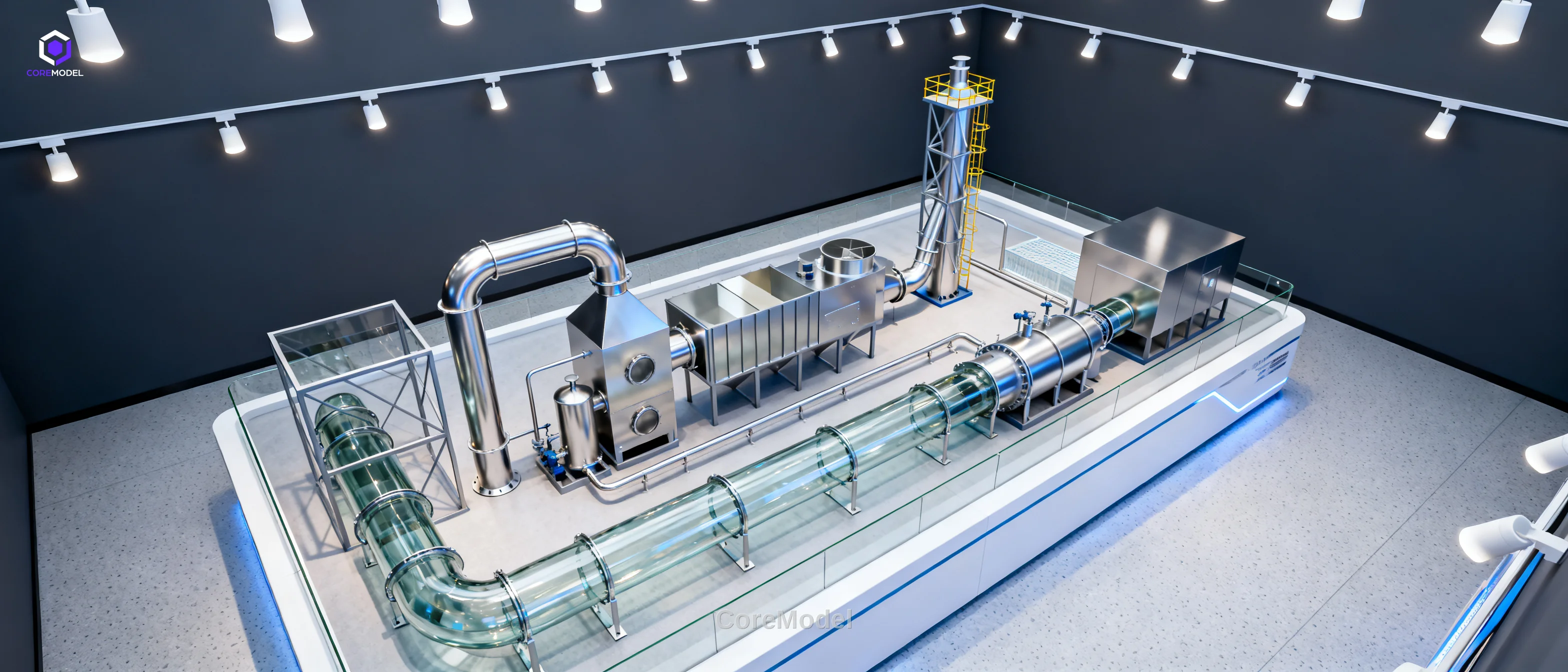 Waste Management Facility Scale Model - E
