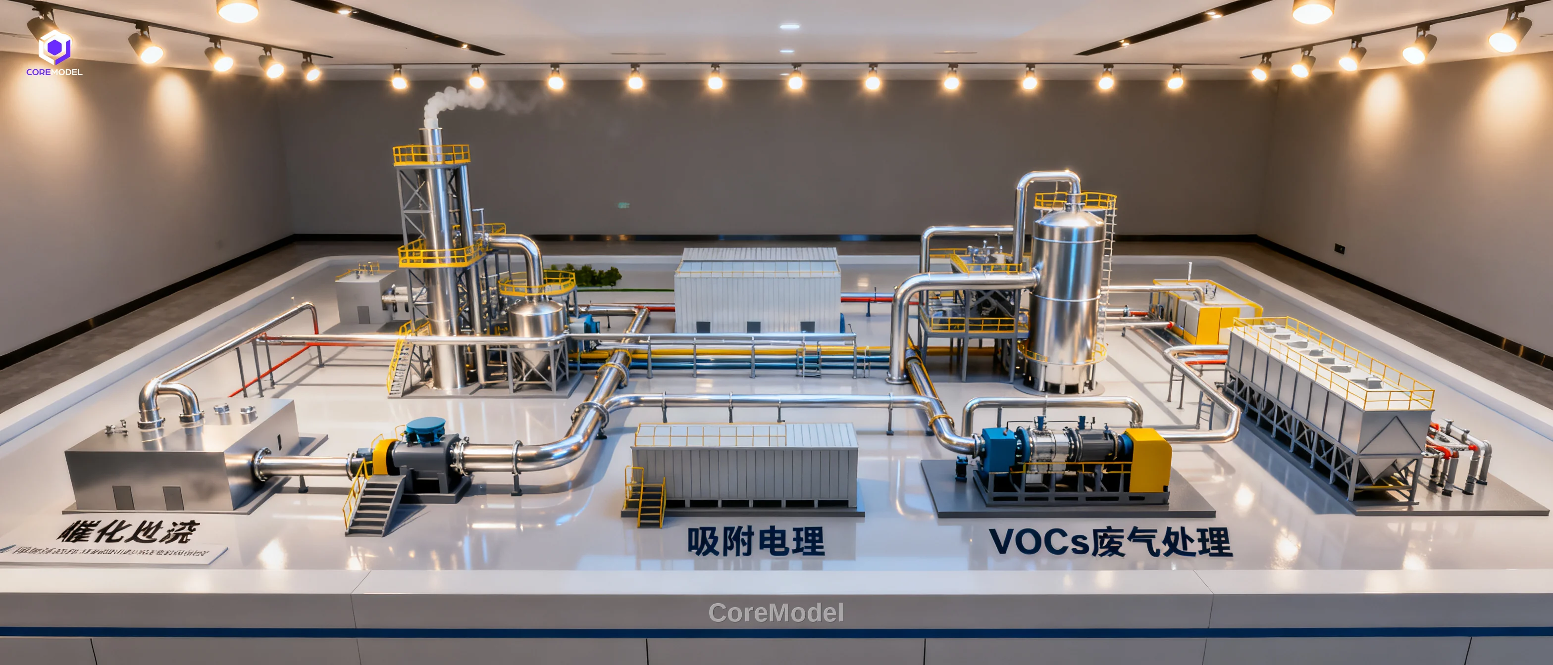 VOCs Waste Gas Treatment Sand Table Model - B