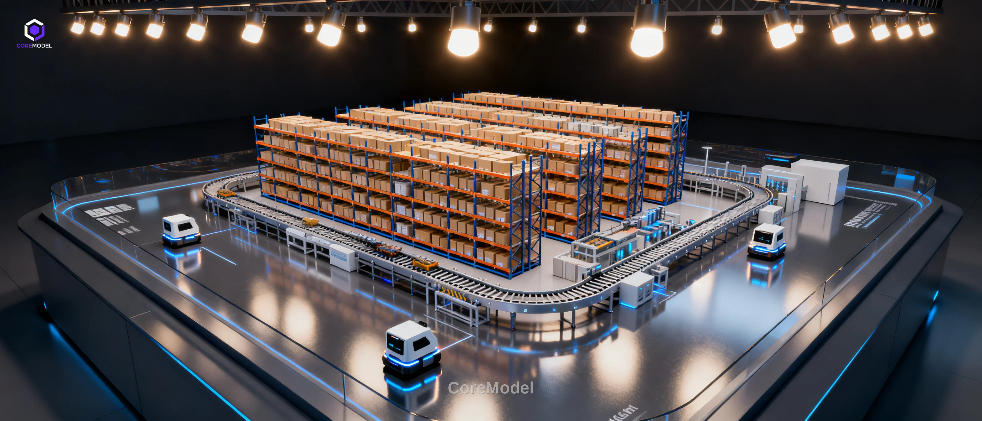 Port Terminal Scale Model - D