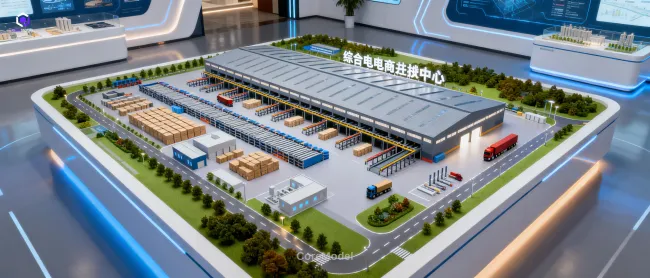 Supply Chain Hub Diorama - A