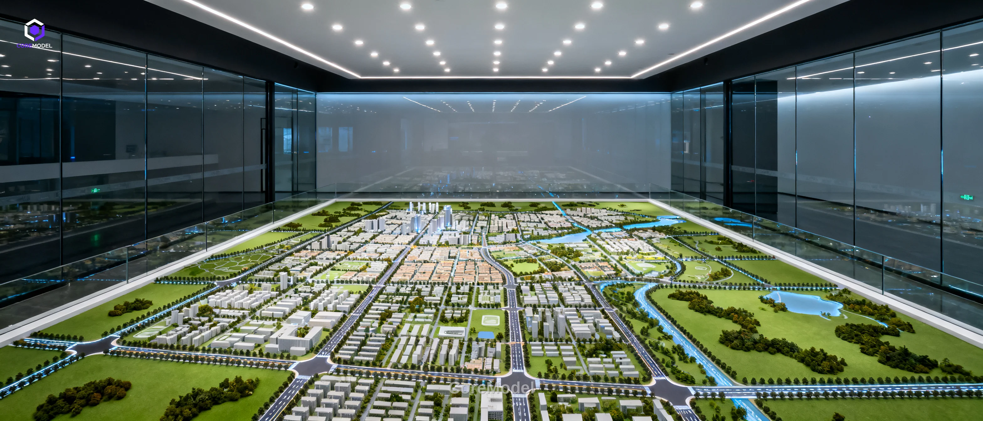 Urban Master Plan Scale Model - A