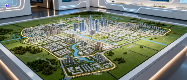 Urban Master Plan Scale Model - B