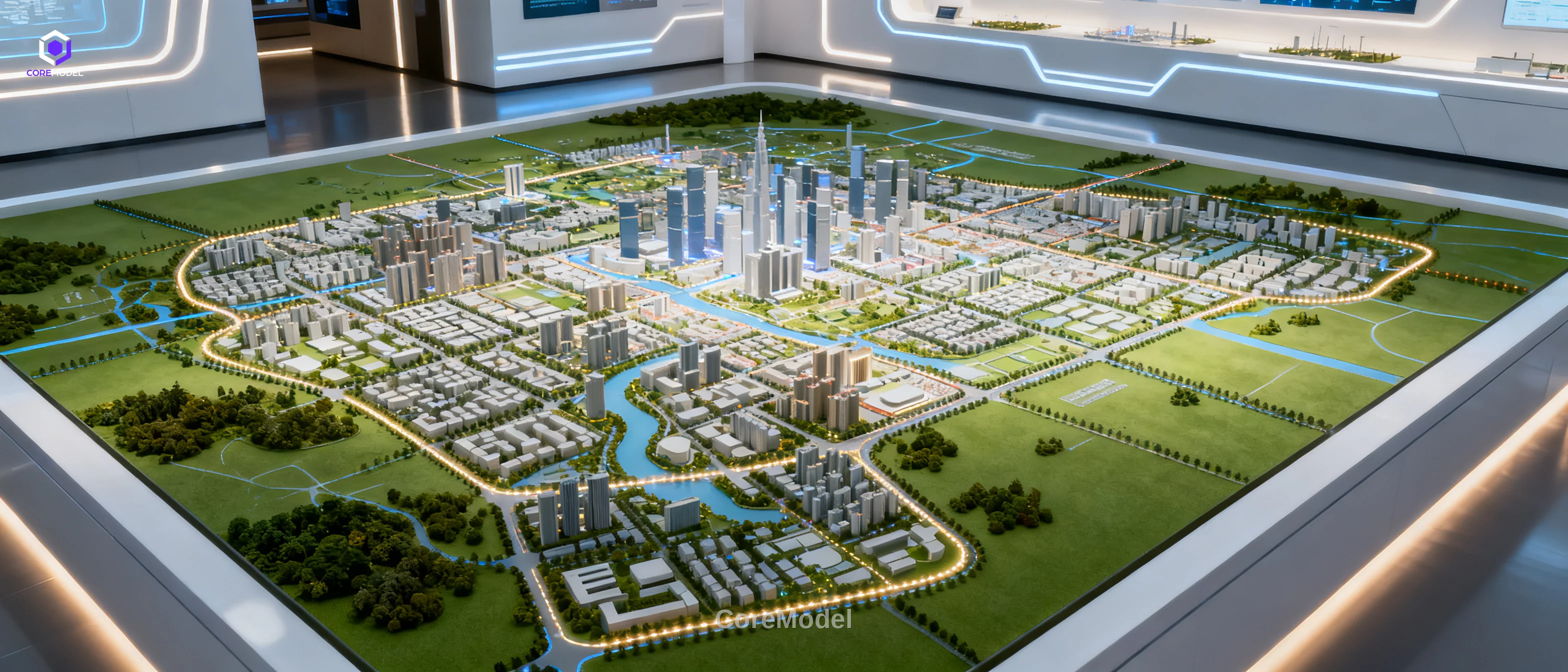 Urban Master Plan Scale Model - B