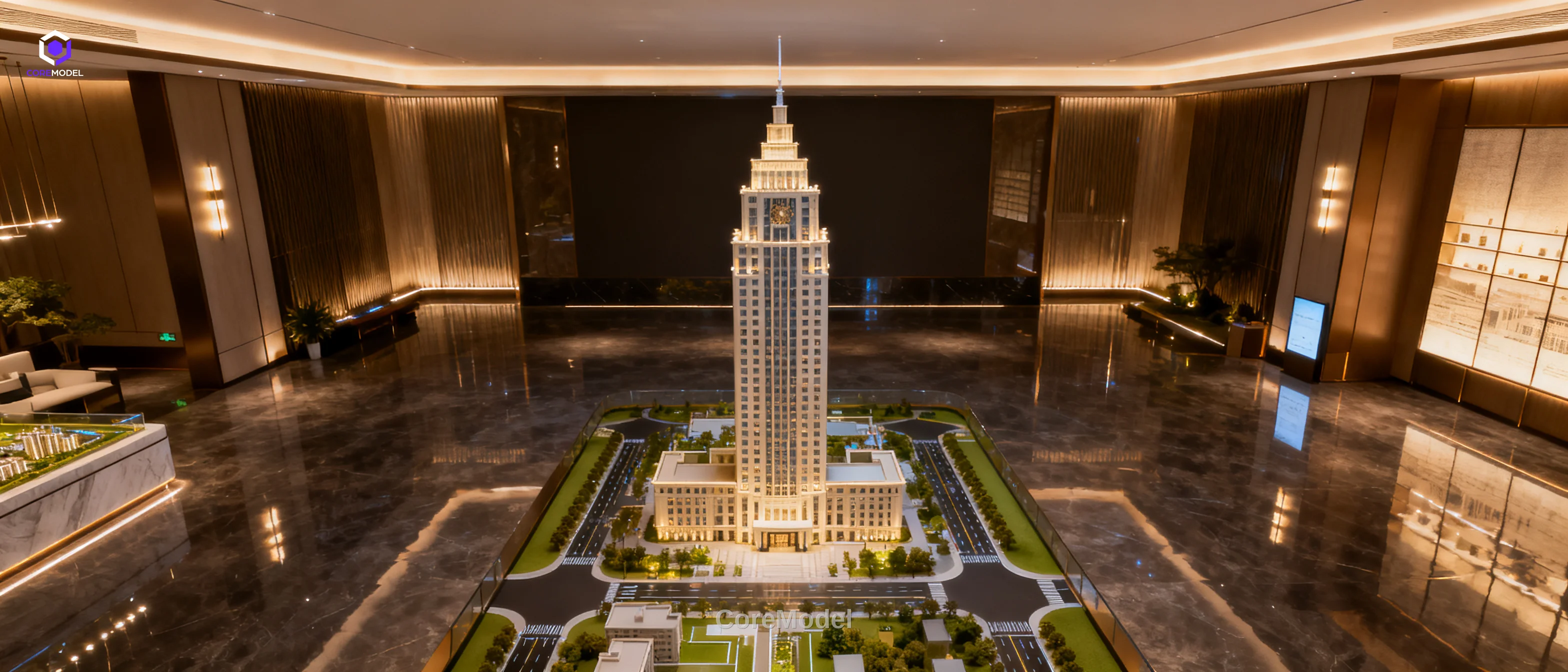 Urban Master Plan Scale Model - D