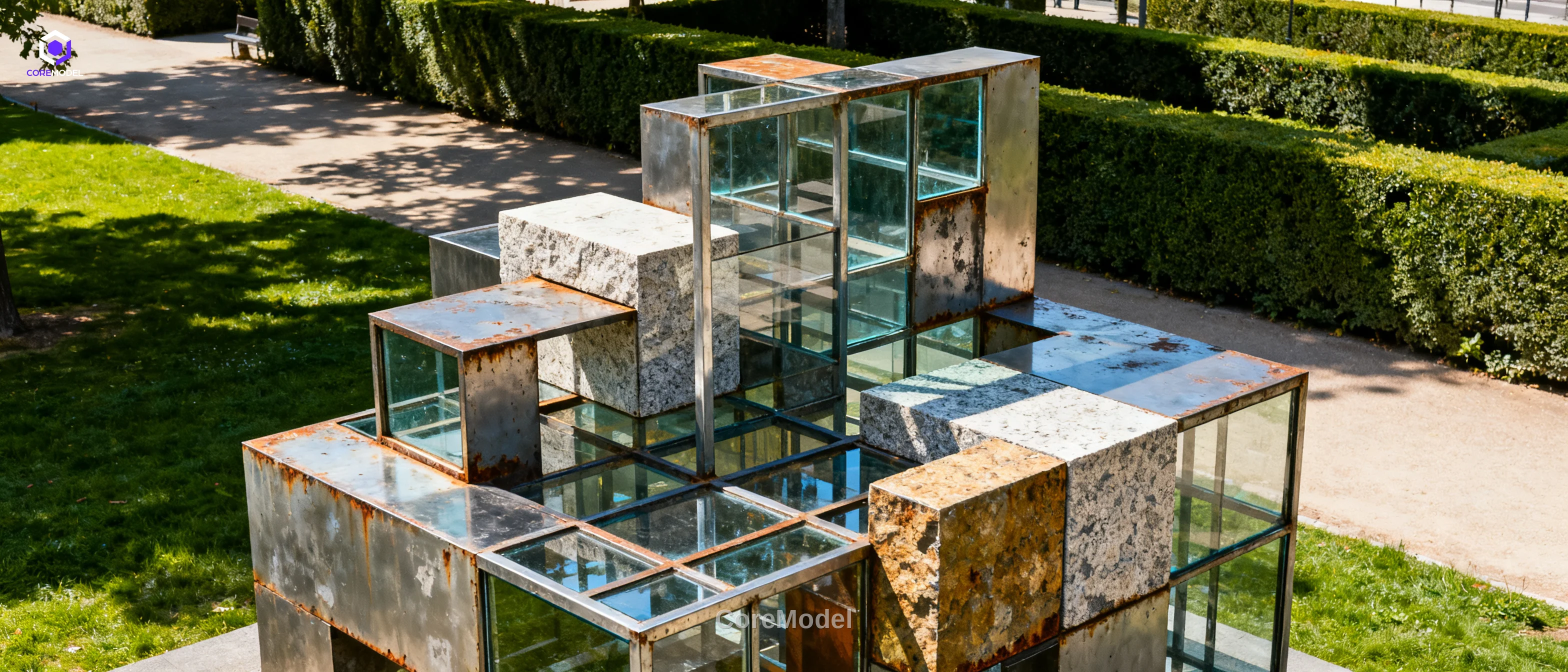 Art Sculpture Installation Scale Model - A