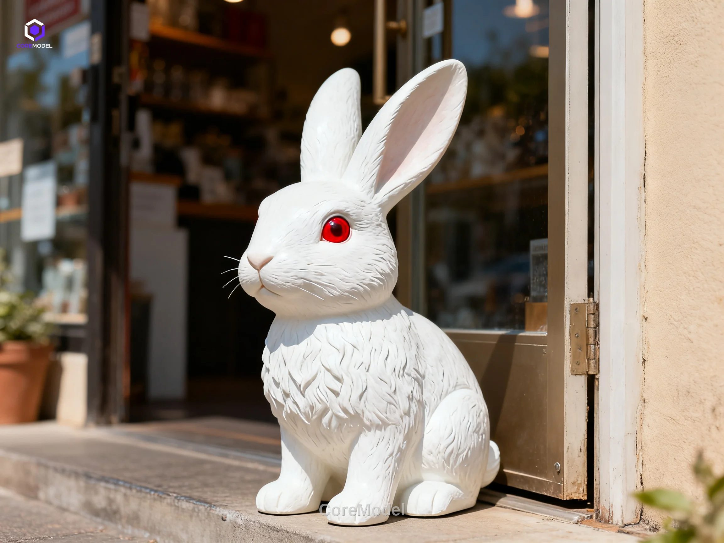 Animal Figure Art Installation Scale Model - C